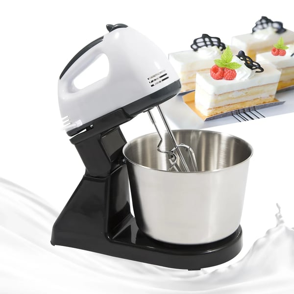 Stand Mixer, 7 hastigheder, holdbar plastkonstruktion,sort