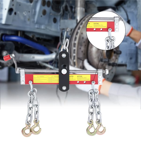 Motorløfter Balancer, Stålplade Konstruktion, 900 kg Belastningsevne, 260 mm - 315 mm Arbejdsområde, 45x26.5x28.5 cm Dimensioner, 5.8 kg Nettovægt