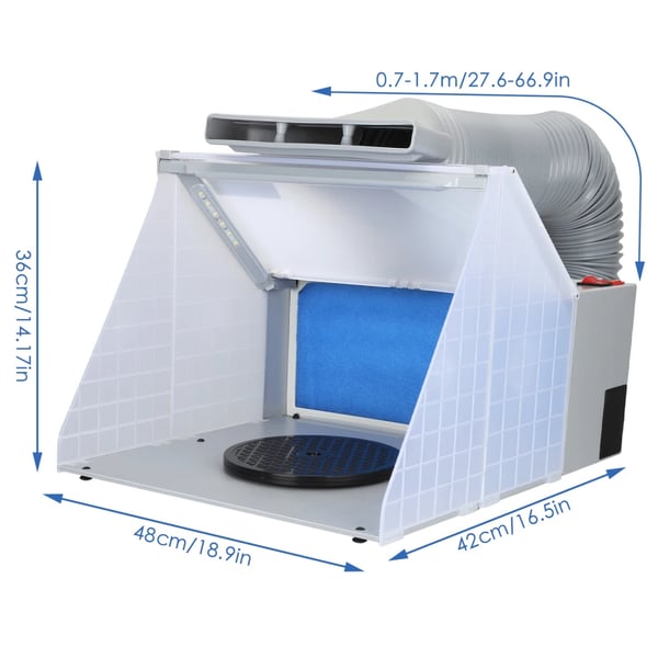 Afbudsventilator, Effektiv Røggenerering, Bærbart Design,EU stik 220V