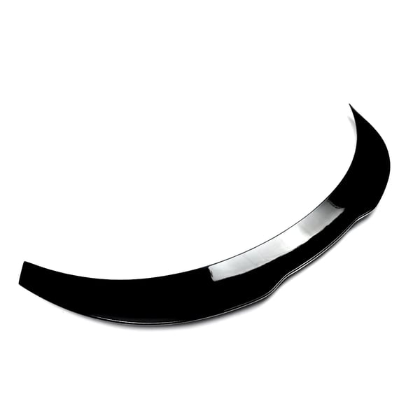 Bagagerumsspoiler, Glanssort, ABS-plastik, Nem installation,Glansende Sort