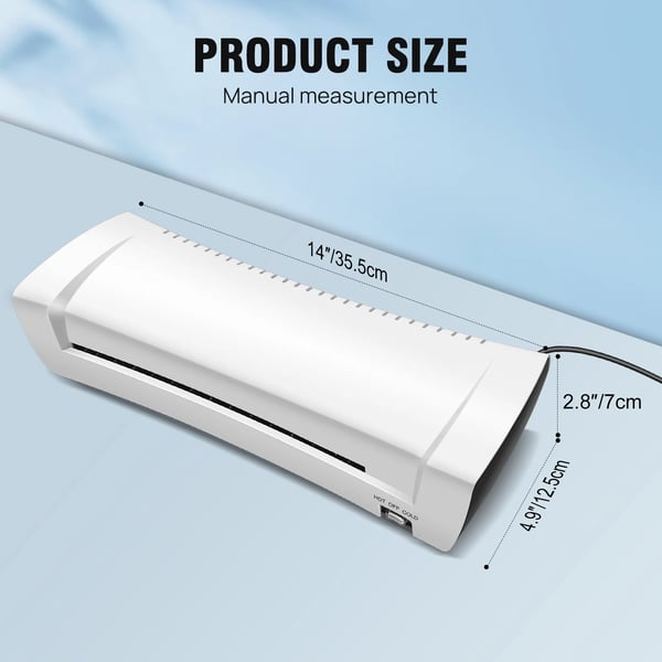 Laminator, 200W Effekt, 280 mm/min Hastighed, Kompatibel med A4/A5/A6, ABS + Hardware Materiale, Varme Temperatur 125 °C - 135 °C