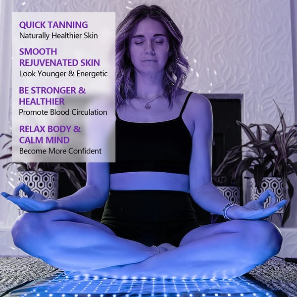 Solarium, Justerbart Stativ, Blåljusbehandling,30w