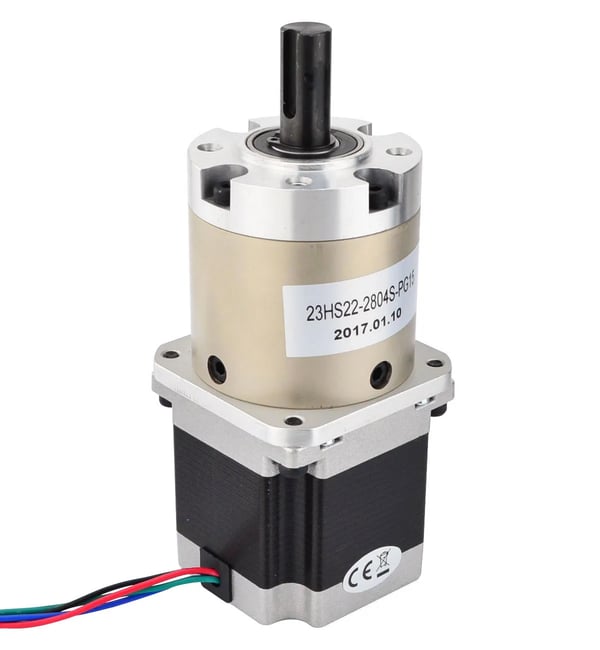 Stepper Motor, 15:1 Gear Ratio, NEMA 23 Størrelse, 2.8A Strømvurdering, Holdet Moment 1.25Nm, Kompakt 56mm Længde