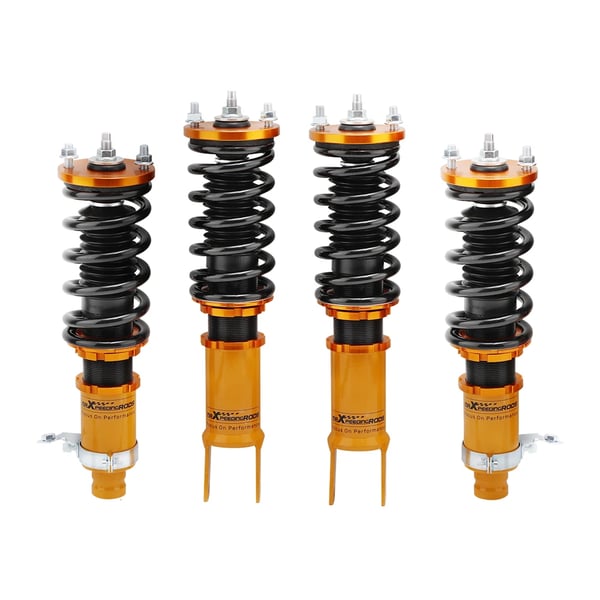 Coilover affjedringskit, justerbar køre højde 1-3 tommer, holdbar aluminiumskonstruktion, tvillingetube støddæmper system.