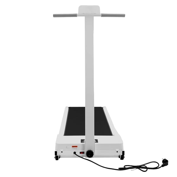 Elektrisk Løbebånd, 2 i 1 Alsidig Design, Maksimal Belastning 180 kg,HVID