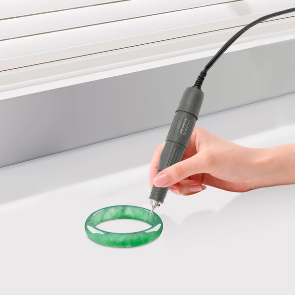 Rotary Gravør, 45000 RPM Præcisionsværktøj, Ergonomisk Design,Lys Grå