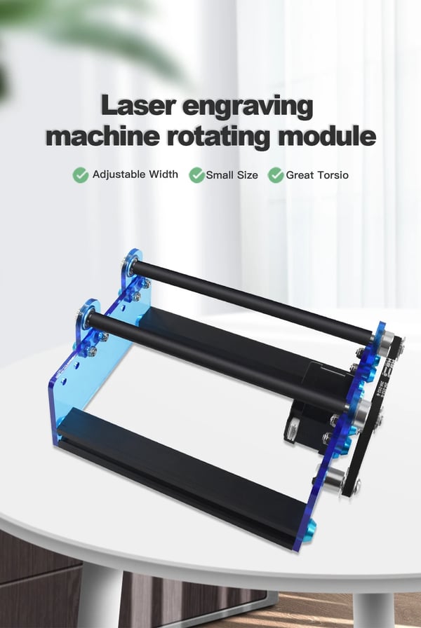 Rotary Gravering Modul, Justerbare Hastighedsindstillinger, Høj Friktion Stabilitet, Bred Softwarekompatibilitet