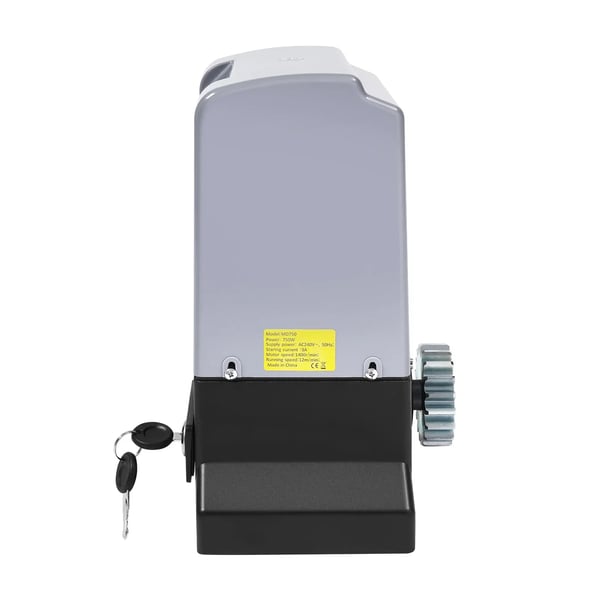 Elektrisk Skydedørsåbner, 750W Effekt, 1600KG Kapacitet,Hvid