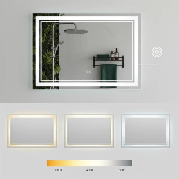 Spegel, Dimbar, Modern Design,Silver