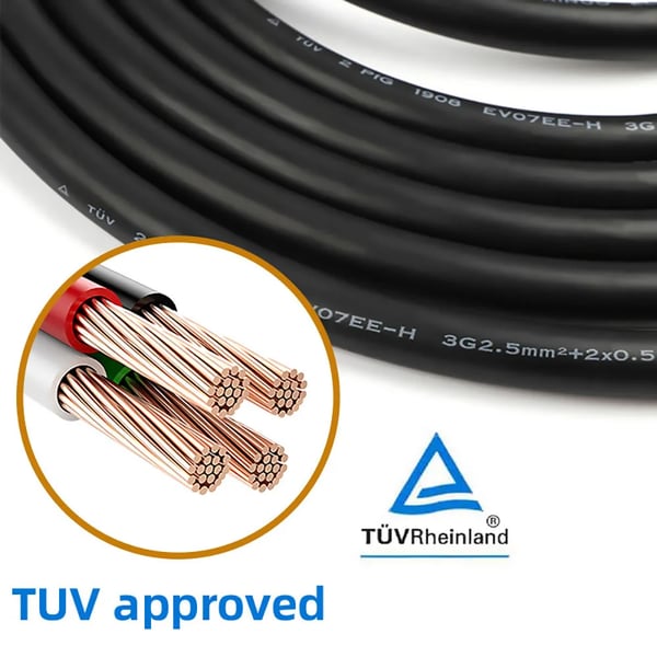 EV Biloplader, Type 2 Kompatibilitet, 5 Meter Længde,ANDAIIC EE1610K(5 meter)