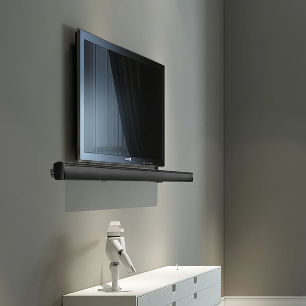 Soundbar beslag, universel kompatibilitet, justerbart design,Sort