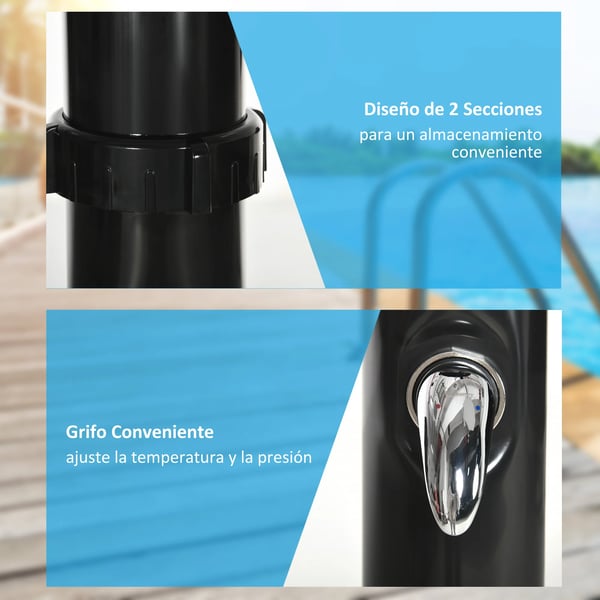 Solhavebruser, Holdbar Zinklegering, Miljøvenligt Design,Sort