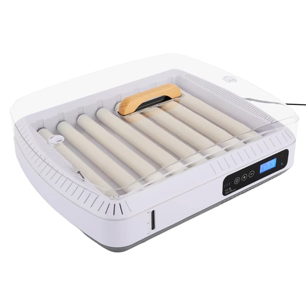 Ägginkubator, Automatisk Äggvändning, Kompakt Design,M, VIT