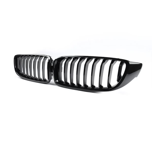 Framgrillmontering, Optimerad Luftflöde, Enkel Installation,Blank svart
