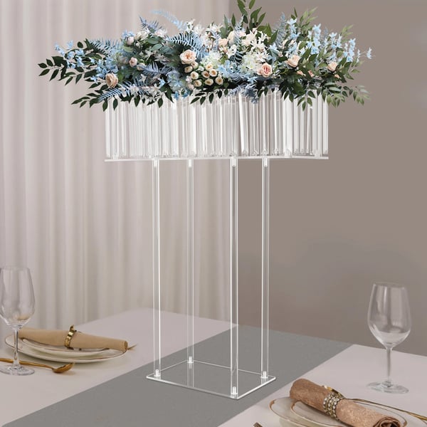 Blomsterstand, Holdbar Akryl, Elegant Midtpunkt,Klar