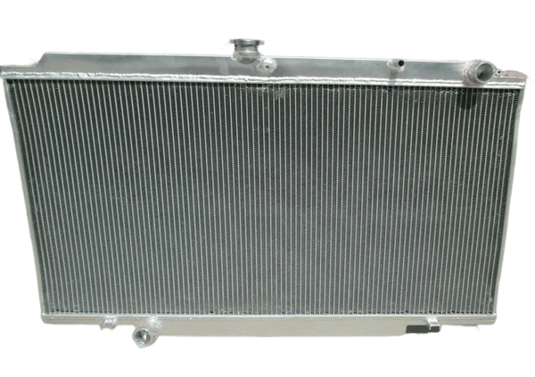 Radiator, Aluminium, Kerne Størrelse 450mm x 908,24mm x 52mm, Samlet Størrelse 926mm x 545mm x 64mm, Indløbs/Udløbs Diameter 35mm