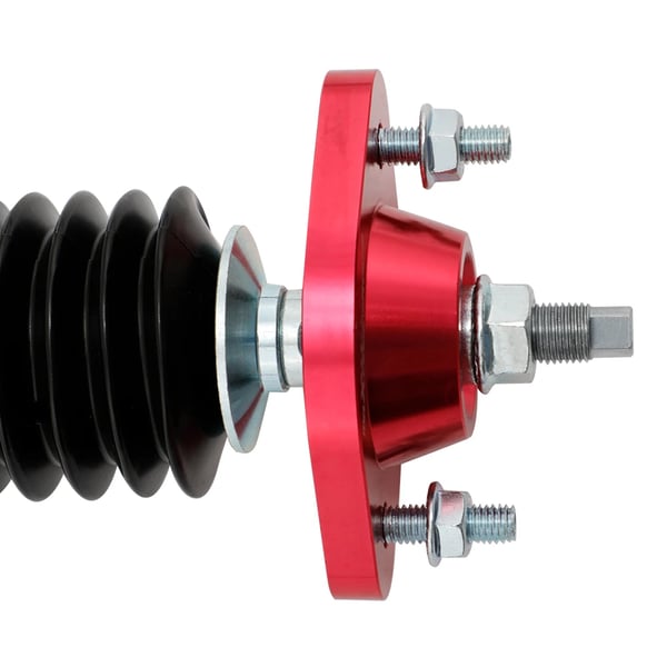 Coilover Stød Dæmper, Aluminium T6 og Rustfrit Stål, Længde 54 cm, Bredde 34 cm, Højde 45 cm, Justerbar køre højde 1-3 tommer