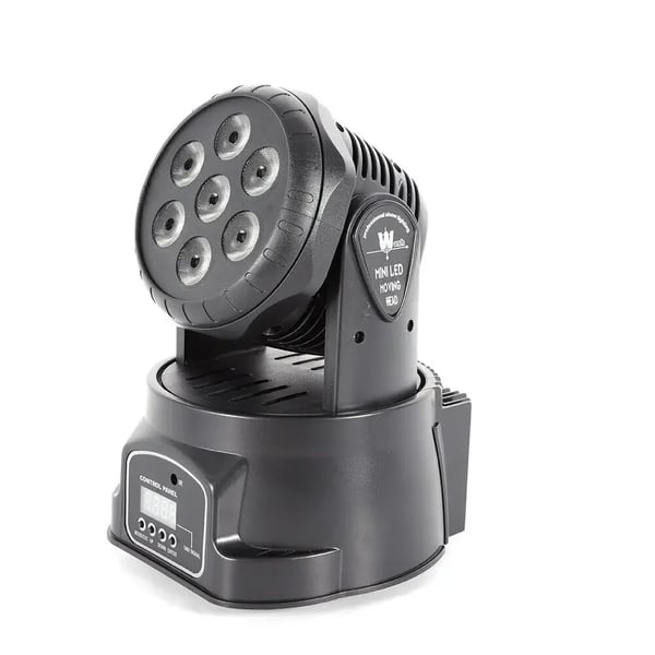 Bevægelseshoved Scene Lys, RGBW LED, Flere Kontroltilstande,sort