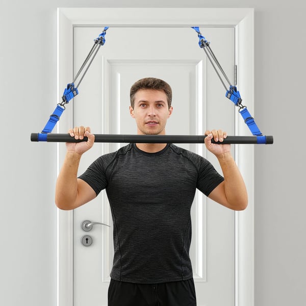 Pilates Bar Kit, 32,5 cm/12,8 tommer stanglængde, 2*15,88 kg/35 lbs styrkebånd, 54 cm/21,26 tommer båndlængde, 1,24 kg netto vægt