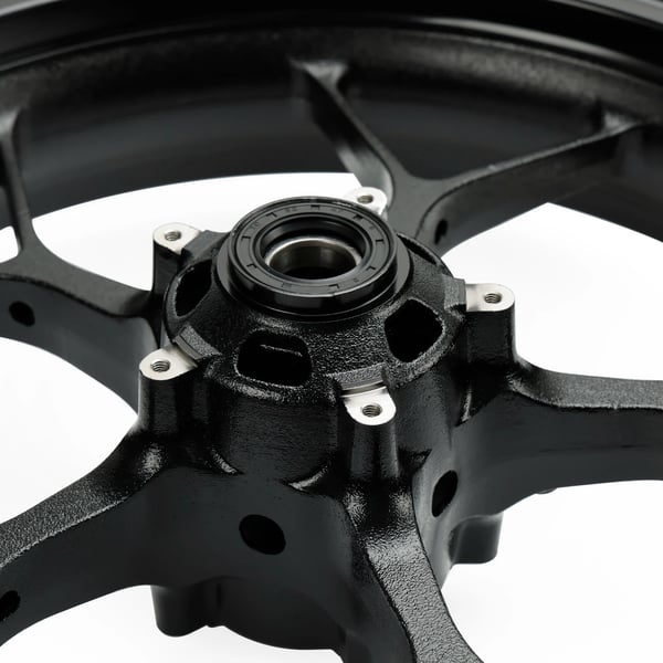 Forhjulsfælg, A356/AC4CH Aluminium, 17 tommer Diameter, Kompatibel med Honda CBR1000RR SP CBR 1000, Præcisionspasform