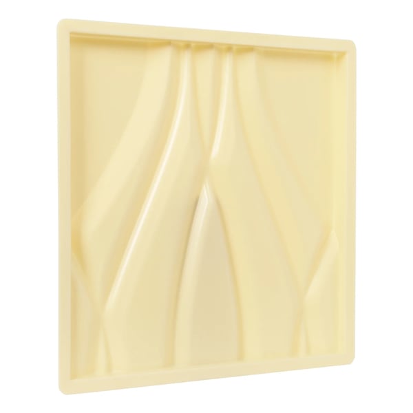 3D Vægform, Moderne Design, Uregelmæssigt Mønster, Firkantet Form,Khaki