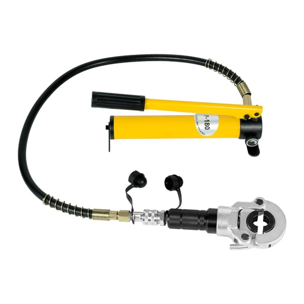 Hydrauliske Crimping Tænger, 360° Drejelig Hoved, Høj Kompressiv Kraft,Gul