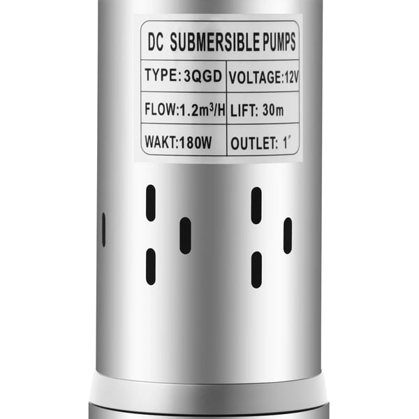Sukelluspumpun, 180W Teho, Korkea Virtaama,Hopea, 12V, EU