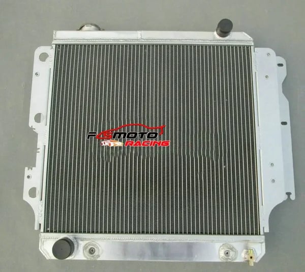 Intercooler Radiator, Aluminiumlegering, Kerne størrelse 510mm x 455mm, Samlet størrelse 655mm x 570mm, Passer til 1987-2006 Jeep Wrangler