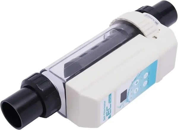 Klorsterilisator Generator, 8G/H Output, Justerbar Klor Concentration, Kompakt Design, Saltvand Kompatibilitet, Holdbar Plastkapsling