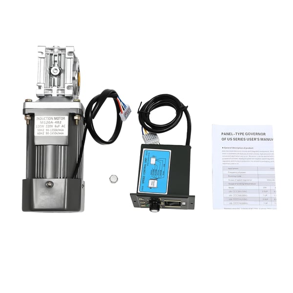 Worm Gearbox Moottori, 120W Teho, AC 220V Jännite, 1650 RPM Nopeus, Kompakti Koko, Yksivaiheinen Toiminta