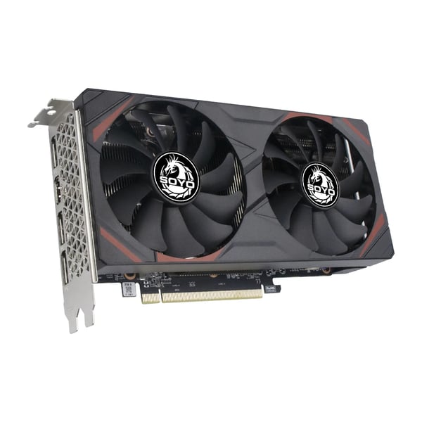 Grafikkort, 8 GB Hukommelse, Dual Fan Kylning,RX7600 8GB