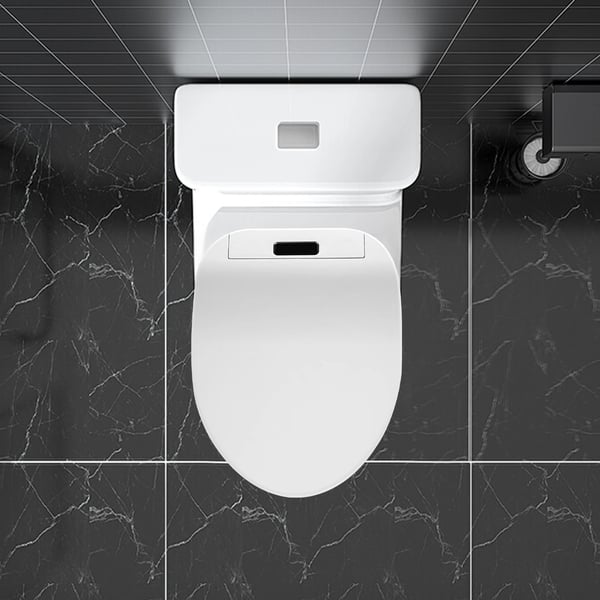 Bidet-wc-istuin, LED-valo, kaukosäädin,VALKOINEN
