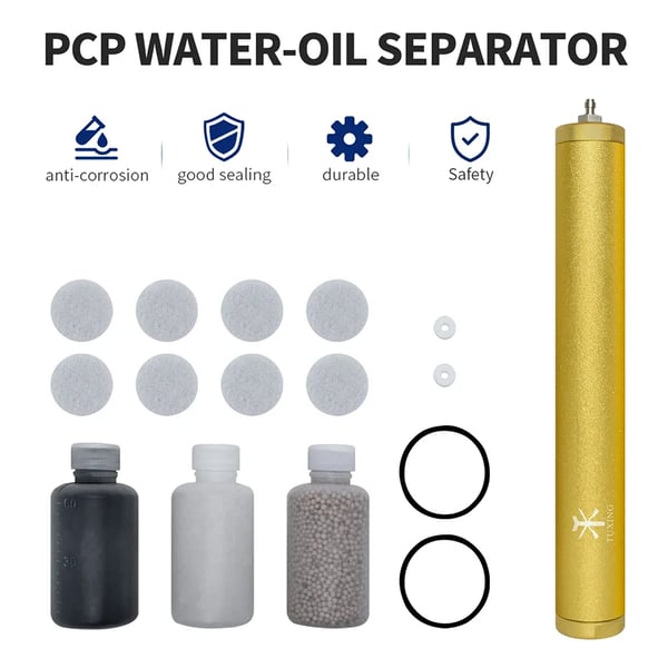 TUXING Luftolie Separator, Letvægts 7075 Aluminium, Effektiv Filtrering,Bland