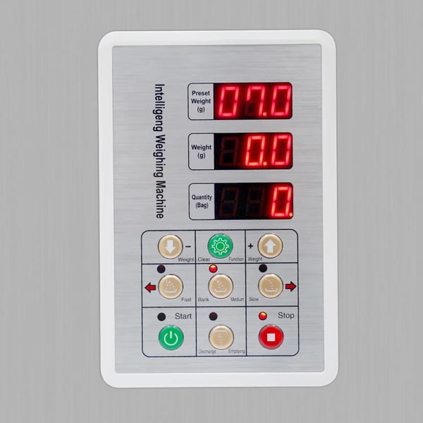 Automatisk Fyldemaskine, LCD Skærm, Mikrocomputer Kontrol,Sølv
