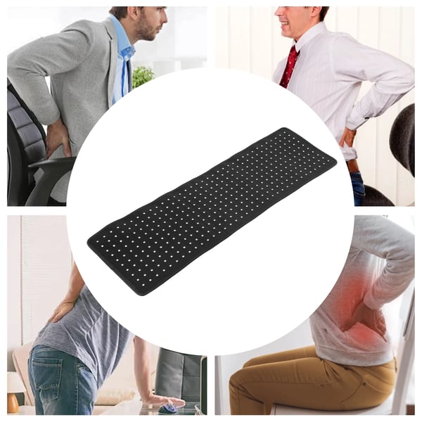 LED Terapi Mat, 89*28cm, 85-265V, 175W, Justerbar Lysstyrke 3 Niveauer, SBR Materiale