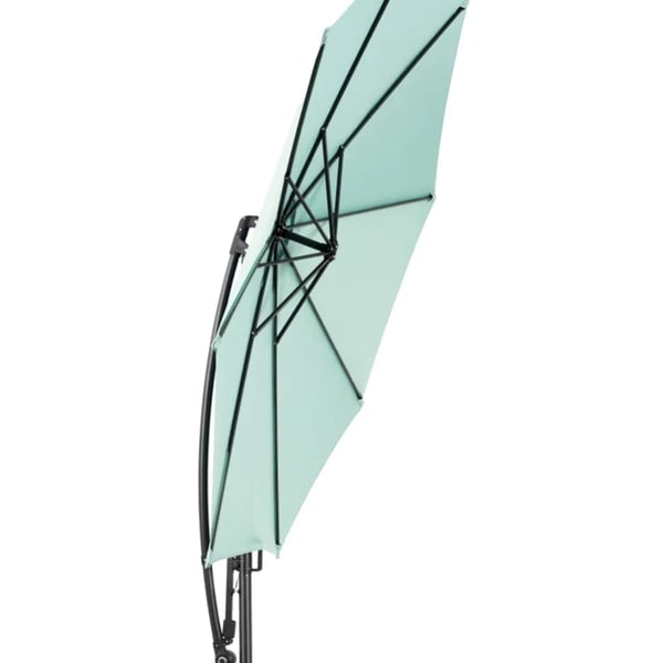 Udendørs Parasol, Justerbar Tilt, Holdbar Konstruktion,Lys Grøn