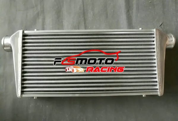 Turbo Intercooler, Dimensioner 600x300x76mm, Indløb/Udløb 76mm, Materiale Legeret Aluminium, Universel Kompatibilitet, Ydelsesforbedring