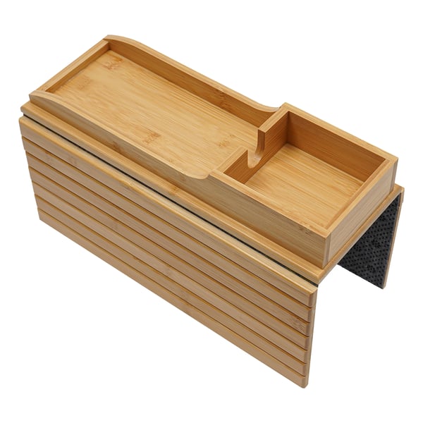 Bambu Soffbord, Modern Rektangulär Design, Hållbar och Snygg, Träfärg