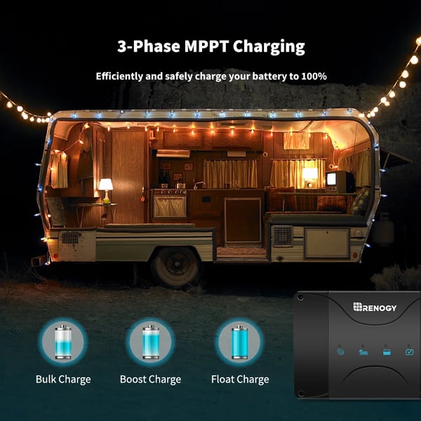 DC-DC On-Board Batterioplader, 12V, 30A Udgang, Indgangsspænding 8V-16V, Høj Effektivitet 95%, Kompakt Størrelse