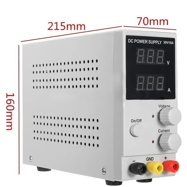 Laboratorie Strømforsyning, Justerbar DC Strøm, Høj Effektivitet,grå, 220 V, 30V