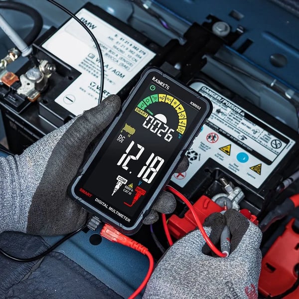 Multimeter, Smart Måling, Genopladeligt Batteri,KM602