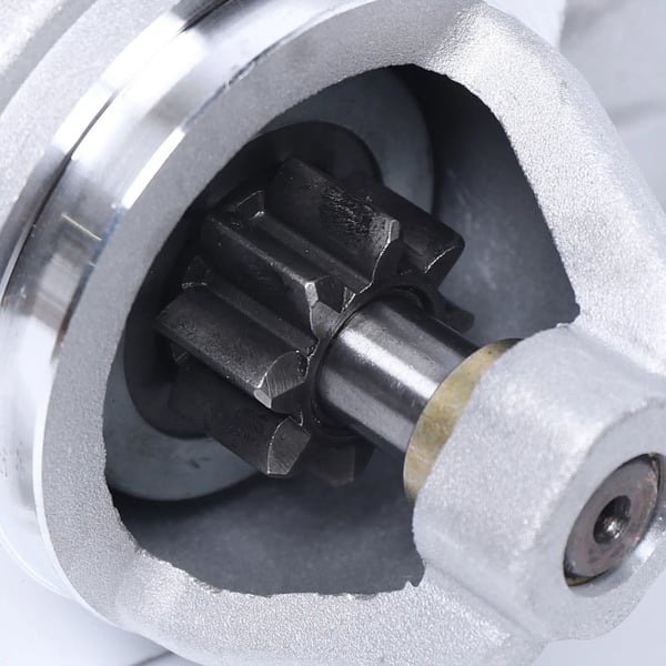 Dieselmotor Startmotor, 12V Spænding, 1,0KW Effekt,Sølv