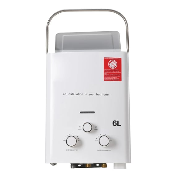 Tankless Vandvarmer, Uendelig Varmt Vand, Kompakt Design,6L