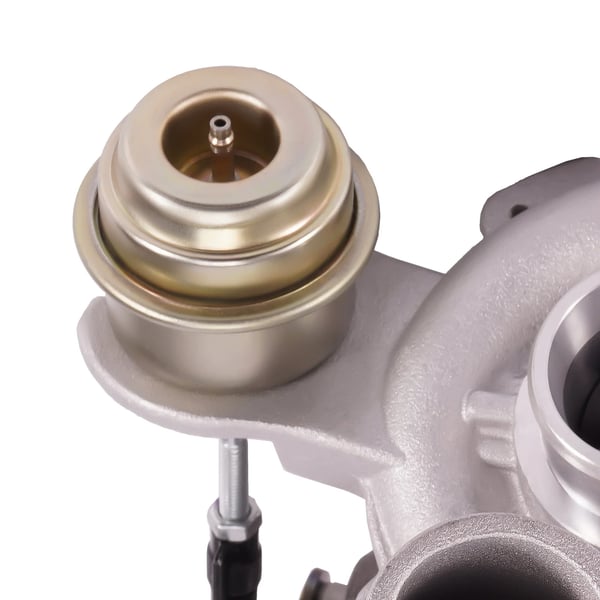 Turbocharger, 30 cm længde, 25 cm bredde, 34 cm højde, 10 kg vægt, journalleje type