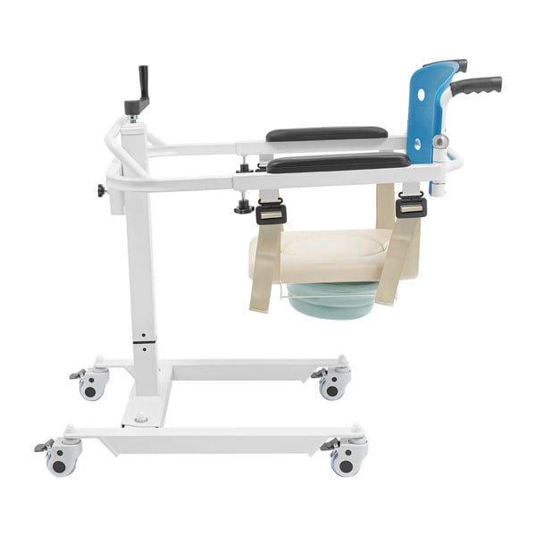 Patientløft Overførselsstol, Justerbar fra 42-77 cm, 120 kg Kapacitet, 40 x 42,4 cm