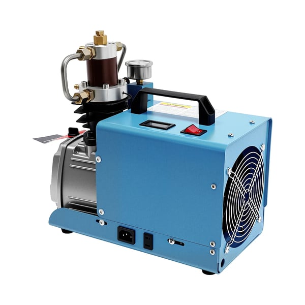 Højtrykskompressor, 400 Bar Maksimalt Tryk, 800W Motor,Blå