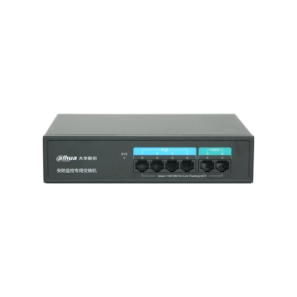 PoE Switch, 4-Port Forbindelse, Pålidelig Ydeevne,4PoE Port 2LAN port