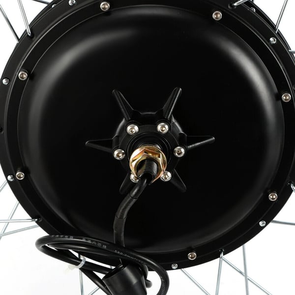 Elcykelkonverteringskit, 1000W Motor, Bakhjulsinstallation,svart