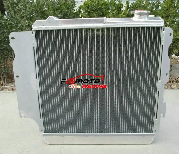 Intercooler Radiator, Aluminiumlegering, Kerne størrelse 510mm x 455mm, Samlet størrelse 655mm x 570mm, Passer til 1987-2006 Jeep Wrangler