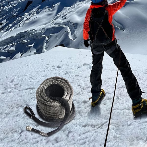 Vinsche Forlængerkabel, Længde 30m, Diameter 10mm, Brudstyrke 10,5T, Materiale UHMW-PE, Struktur 12 Strenge